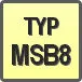 Piktogram - Typ: MSB8